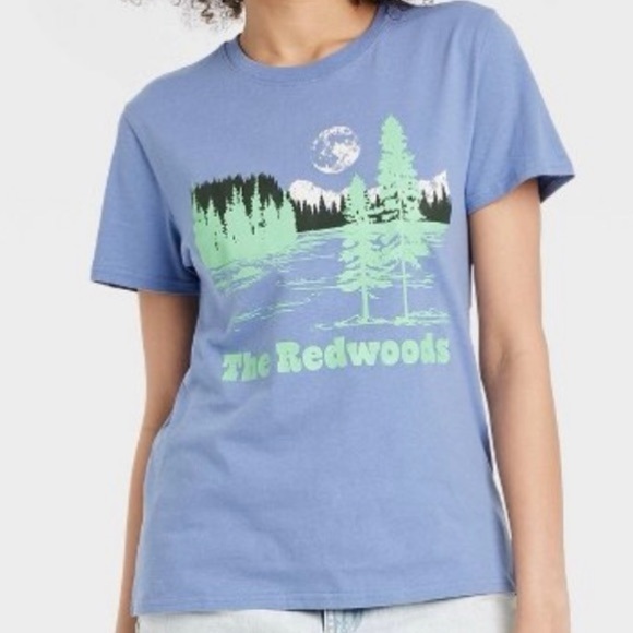 Like new The Redwoods blue tshirt - Picture 1 of 4